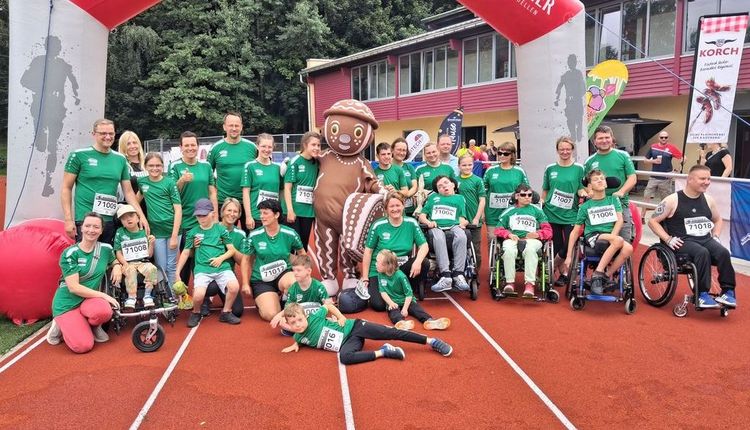 Der 1. Inklusionslauf im Rahmen des Pulsnitzer Gesundheitslaufes