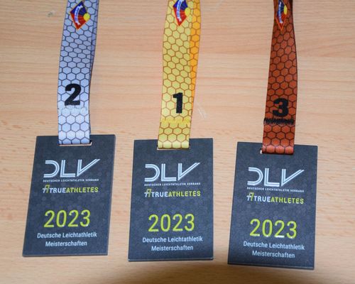 Medaillen DM Langstrecke Mittweida 2023