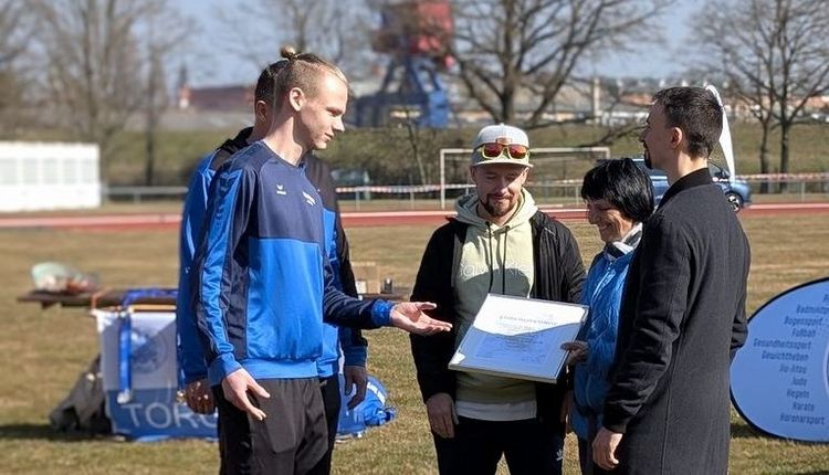 Ehrenurkunde des LVS postum für Andreas Garack