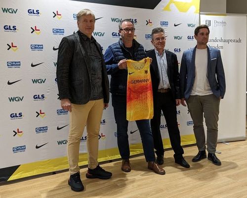 Pressekonferenz im Heinz-Steyer-Stadion am 6.12.2024