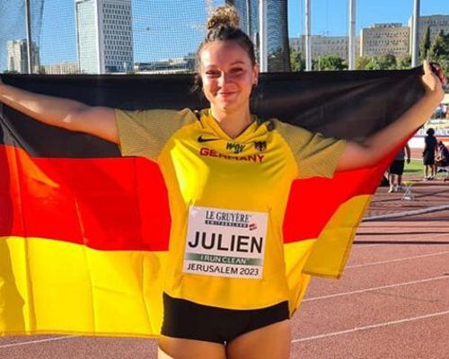 Silber für Jada Julien zur EM in Jerusalem