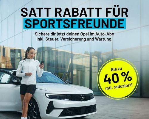 Satt Rabatt für Sportsfreunde