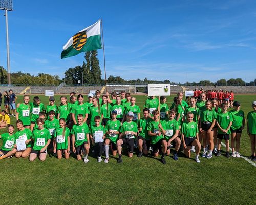 Silber für unsere U14 Athletinnen und Athleten beim LV in Dessau