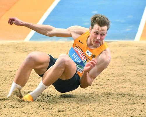 Silbermedaille für Max Heß im Dreisprung zur Hallen-EM 2025