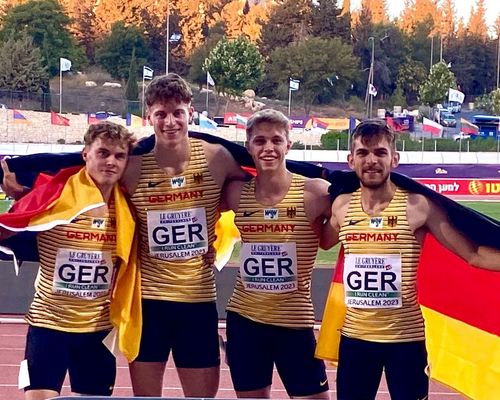Bronze für Ivo Ziebold mit der 4x100 m Staffel zur U20-EM