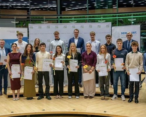 Gratulation zur Berufung ins Team "Talente für Olympia"