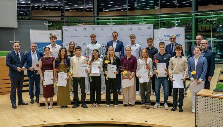 Gratulation zur Berufung ins Team "Talente für Olympia"