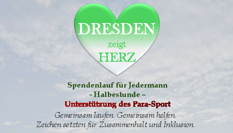Dresden zeigt Herz für Inklusion - Spendenlauf