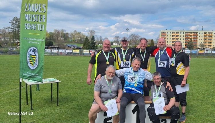 Landesrekorde in der M80 von Klaus Lüders (SV Rotation Langenbach)