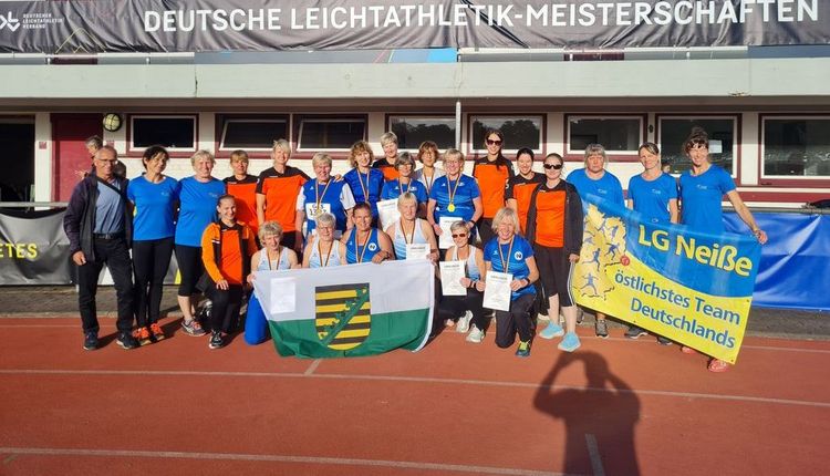 Dr. Birgit Burzlaff klasse bei der Team DM am Start