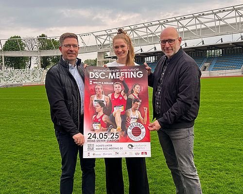 Bisher haben mehr als 350 Sportlerinnen und Sportlern für das DSC-Meeting gemeldet