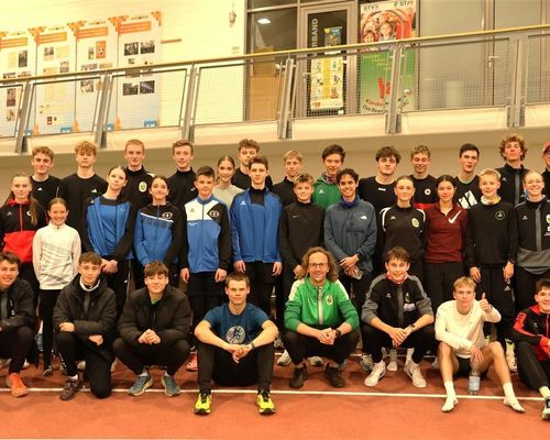 Über 100 junge Athletinnen und Athleten kamen zum Stützpunkttraining